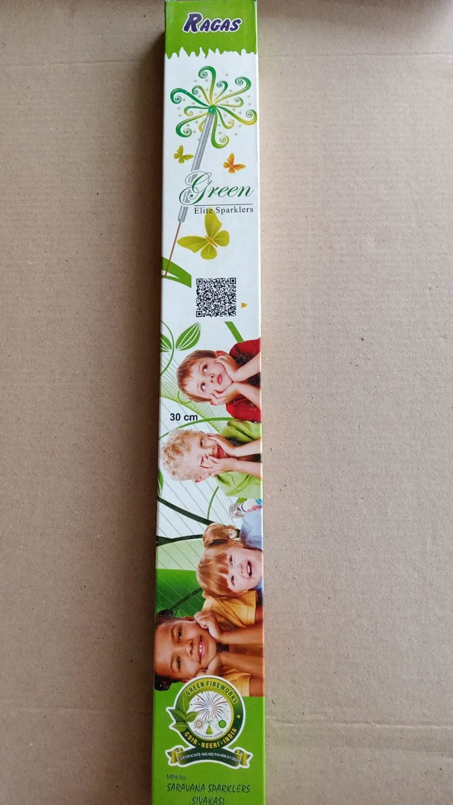 15 CM GREEN SPARKLER